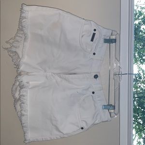 Calvin Klein Fray Hem Shorts